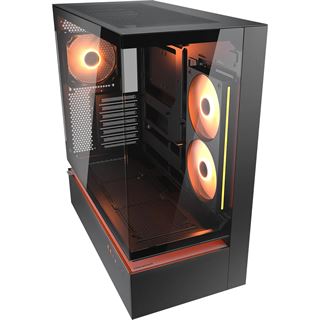 Cougar CFV235 Midi-Tower ARGB, Glas, Schwarz