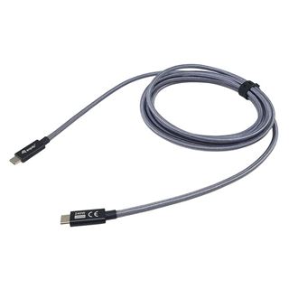 (&euro;6,45*/1m) 2.00m Equip USB3.2 Netzkabel PD USB C Stecker auf