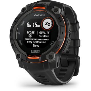 Garmin Wearable 010-02934-00 / Instinct 3 Solar 45mm Schwarz/Orange