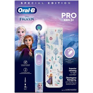 Oral-B Zahnbürste 773178 / Pro Kids Frozen mit Reiseetui Blau