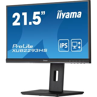 21,5" (54,61cm) iiyama Pro XUB2293HS-B3 schwarz 1920x1080 1xHDMI
