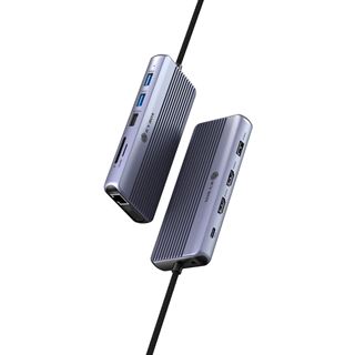 IcyBox Dockingstation 12-in-1 USB 3.2 Gen 1 Type-C