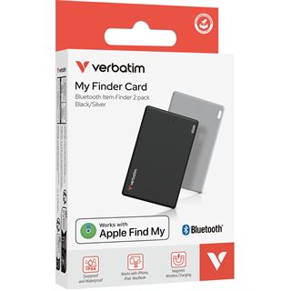 Verbatim My Finder Card Bluetooth Finder 2 pack black/silver