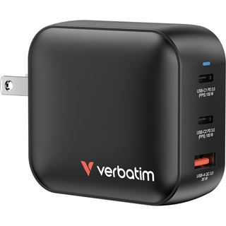 Verbatim Mini GaN Charger 3 Port 100W (EU/UK/US)