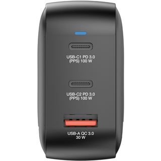 Verbatim Mini GaN Charger 3 Port 100W (EU/UK/US)