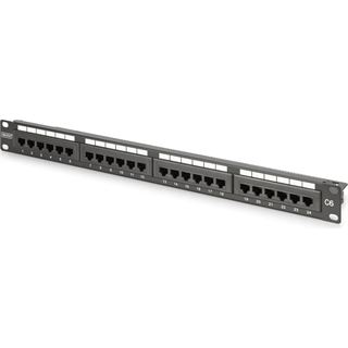 Digitus Patchpanel 1U 24-Port LSA Cat6 8P8C ungeschirmt