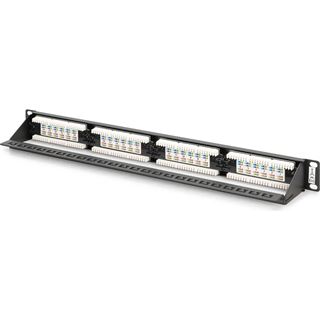 Digitus Patchpanel 1U 24-Port LSA Cat6 8P8C ungeschirmt