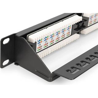 Digitus Patchpanel 1U 24-Port LSA Cat6 8P8C ungeschirmt