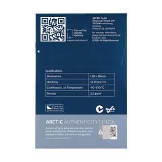 (&euro;1,34*/1St�ck) Arctic TP-3 Waermeleitpad 4 St&uuml;ck