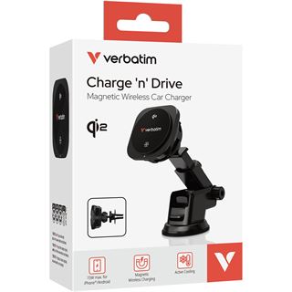Verbatim Charge 'n' Drive Qi2 Magnetic Wireless Charger