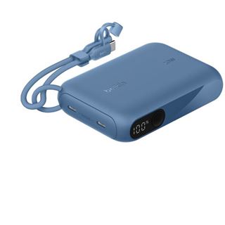 BELKIN BOOSTCHARGE POWER DELIVERY MIT DISPLAY 10.000MAH 20 W BLAU