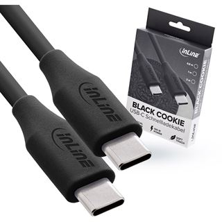 (&euro;15,80*/1m) 0.50m InLine USB2.0 Anschlusskabel USB C Stecker