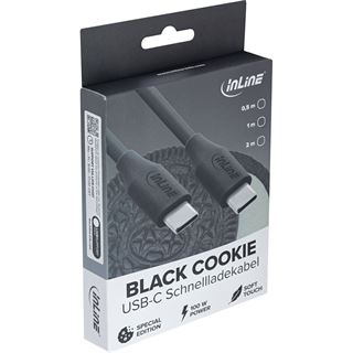 (€4,95*/1m) 2.00m InLine USB2.0 Anschlusskabel USB C Stecker auf