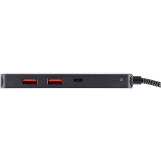 InLine USB 3.2 Gen.2 Hub, 3x USB-C, 2x USB-A, HDMI 4K, PD 100 W,