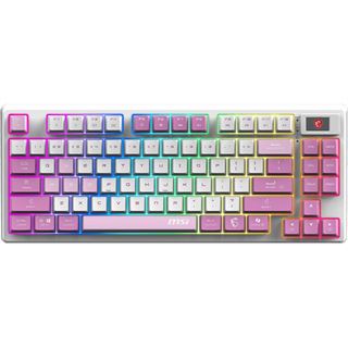 MSI FORGE GK600 TKL W Violet Gaming Keyboard retail