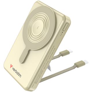 Verbatim Charge?n?Go Power Bank 2C & Display 10000mAh gold