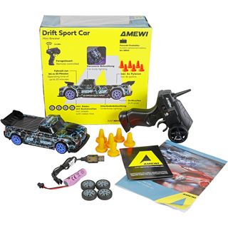 Amewi Drift Sport Car Mini-Breaker 4WD 1:24 RTR blau 6+