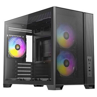 Antec Mini FLUX M Micro-ATX/Mini-ITX o.N. BK retail