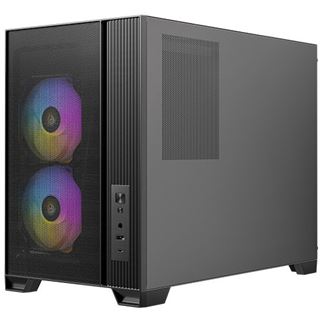 Antec Mini FLUX M Micro-ATX/Mini-ITX o.N. BK retail