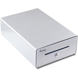 Equip Kassenschublade 4Schein-/4M&uuml;nzf&auml;cher RJ11 POS Silber