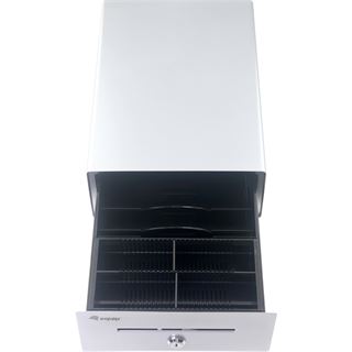 Equip Kassenschublade 4Schein-/4M&uuml;nzf&auml;cher RJ11 POS Silber
