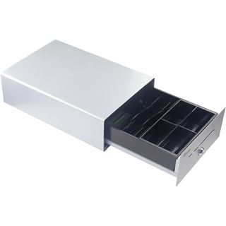 Equip Kassenschublade 4Schein-/4M&uuml;nzf&auml;cher RJ11 POS Silber