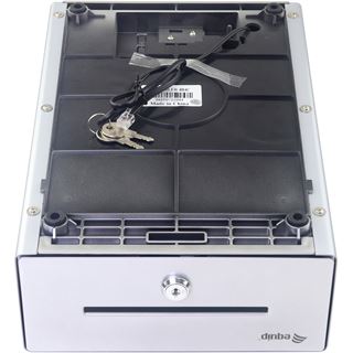 Equip Kassenschublade 4Schein-/4M&uuml;nzf&auml;cher RJ11 POS Silber