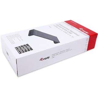 Equip Monitortischerh&ouml;hung 4xUSB-A/USB-C/+ 25Kg schwarz