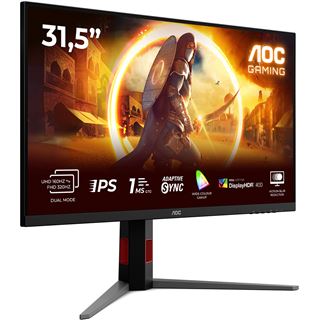 32" (81,28cm) AOC U32G4U schwarz/rot 3840x2160 1xDisplayPort 1.4