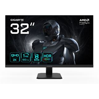 31.5" (80,01cm) Gigabyte GS32QA schwarz 2560x1440 1xDisplayPort