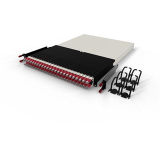 PATCHBOX Boxes Cat 6A 30HE STP 1,8m rot