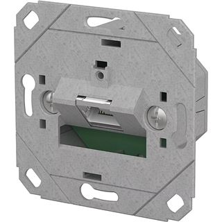 METZ CONNECT Anschlussdose E-DAT C6A IDC 1 Port UP0 metallisch