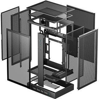 Deepcool CH270 Digital Mini Tower ohne Netzteil schwarz