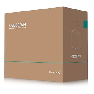 Deepcool CG580 Midi Tower ohne Netzteil weiss