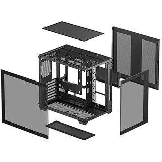 Deepcool CG530 Midi Tower ohne Netzteil schwarz