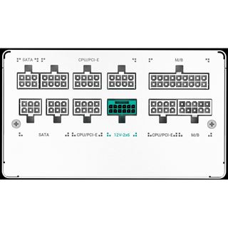 850 Watt Deepcool PN8550M White Modular 80+ Gold