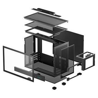 Deepcool CH160 Plus schwarz