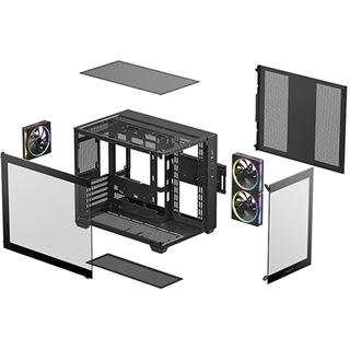 Deepcool CG330 3F Mini Tower ohne Netzteil schwarz