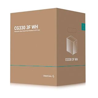 Deepcool CG330 3F Mini Tower ohne Netzteil weiss