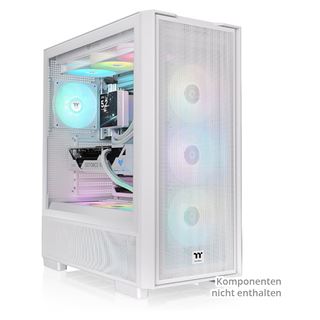 Thermaltake S380 TG ARGB Snow Midi Tower ohne Netzteil weiss
