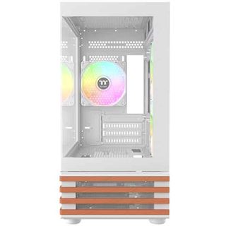 Thermaltake View 170 WS ARGB Snow Mini Tower ohne Netzteil weiss/braun