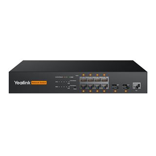 Yealink RCH80 8-Port L2+Web Managed PoE+ Switch