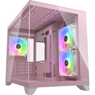 Cougar FV150 Mini Tower ohne Netzteil pink