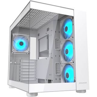 Cougar FV150 RGB Midi Tower ohne Netzteil weiss