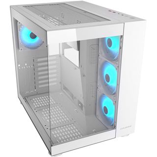 Cougar FV150 RGB Midi Tower ohne Netzteil weiss