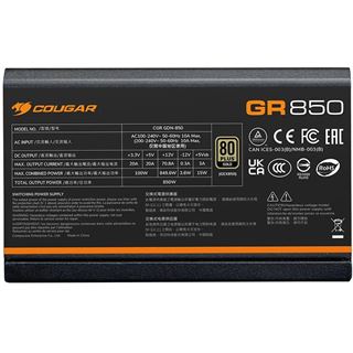 850 Watt Cougar GR 850 Modular 80+ Gold