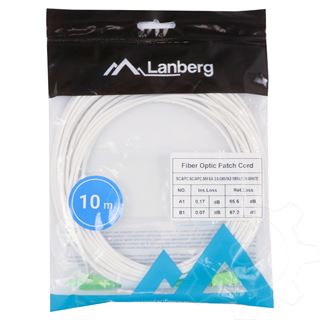 (&euro;0,49*/1m) 10.00m Lanberg LWL Simplex Patchkabel OS2 SC-APC