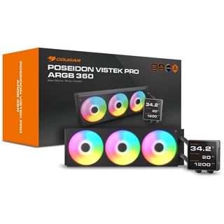 Cougar Poseidon Vistek Pro 360 ARGB schwarz