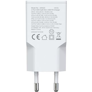 Equip Ladeger&auml;t 2Port 1x USB-C PD3.0/ 1x USB-A GaN Slim 30W