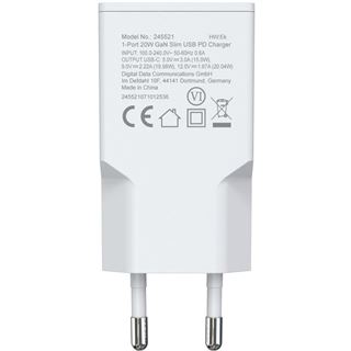 Equip Ladeger&auml;t 1Port USB-C PD3.0 GaN Slim 20W wei&szlig;